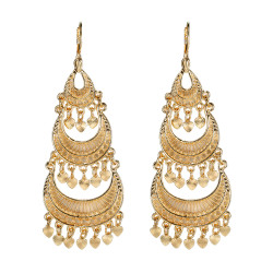 Boucles d'oreilles créoles savoyardes Alicia  IM#19803