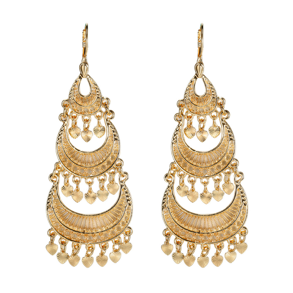 Boucles d'oreilles créoles savoyardes Alicia  IM#19803