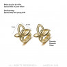 BOE0008 BOBIJOO Jewelry Baby Child Gold Gold Butterfly Earrings