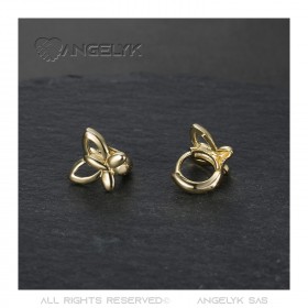 BOE0008 BOBIJOO Jewelry Baby Kind Gold Gold Schmetterling Ohrringe