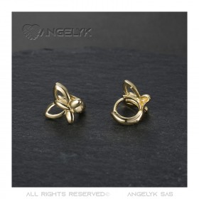 BOE0008 BOBIJOO Jewelry Baby Kind Gold Gold Schmetterling Ohrringe