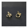 BOE0008 BOBIJOO Jewelry Baby Child Gold Gold Butterfly Earrings