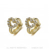 BOE0009 BOBIJOO Jewelry Baby Child Earrings Love Heart