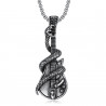 PE0072 BOBIJOO Jewelry Anhänger E-Gitarre Rock Snake Biker