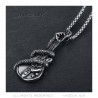 PE0072 BOBIJOO Jewelry Pendant Electric Guitar Rock Snake Biker