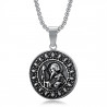 PE0074 BOBIJOO Jewelry Saint Benedict Medal Anhänger und Kette Edelstahl