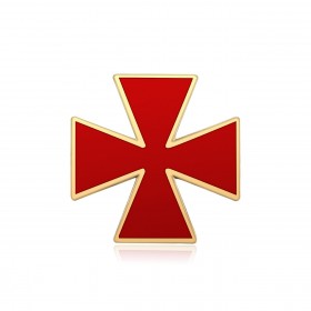 Pino Croce Rossa di Costantino Ordine dei cavalieri Templari  IM#19966