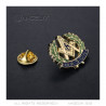Pins Masonic G Winkel Kompass-Akazie Vergoldet, Gold  IM#19985