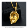 PE0230 BOBIJOO Jewelry Pendant Lion Head Steel Faux Diamond Zirconium