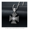 PE0231 BOBIJOO Jewelry Anhänger Templer Kreuz Pattée Diamond Knight