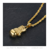 PE0324 BOBIJOO Jewelry Colgante de oro con guante de boxeo Acero inoxidable