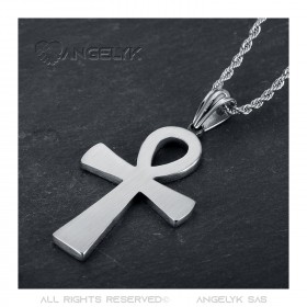 PE0325 BOBIJOO Jewelry Ankh-Anhänger, das ägyptische Kreuz und seine Hieroglyphen