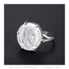 Napoleon Clawed Ring Set Coin 20 Francs Louis Gold Silver   IM#20128
