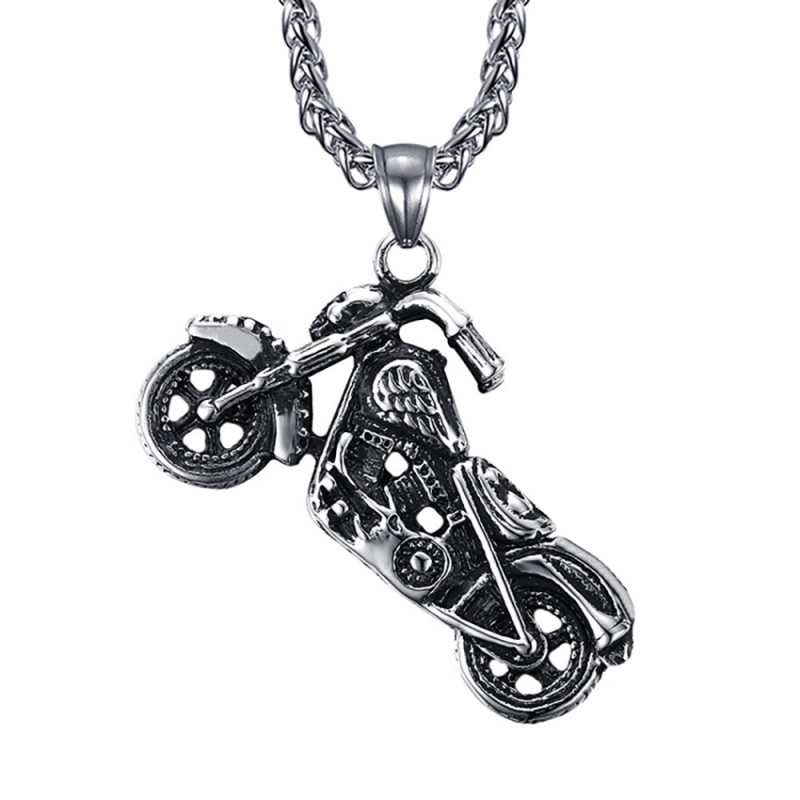 Ciondolo biker HD Uomo Collana moto patriot bobijoo