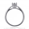 BAF0055S BOBIJOO Jewelry Anillo marquesa, discreta joya de acero