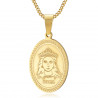 PEF0061 BOBIJOO Jewelry Anhänger Medaille Sara das Schwarze Gold Saintes Maries de la Mer