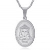 PEF0061S BOBIJOO Jewelry Anhänger Medaille Sara die Schwarze Saintes Maries de la Mer