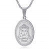 PEF0061S BOBIJOO Jewelry Colgante Medalla de Sara la Negra Saintes Maries de la Mer