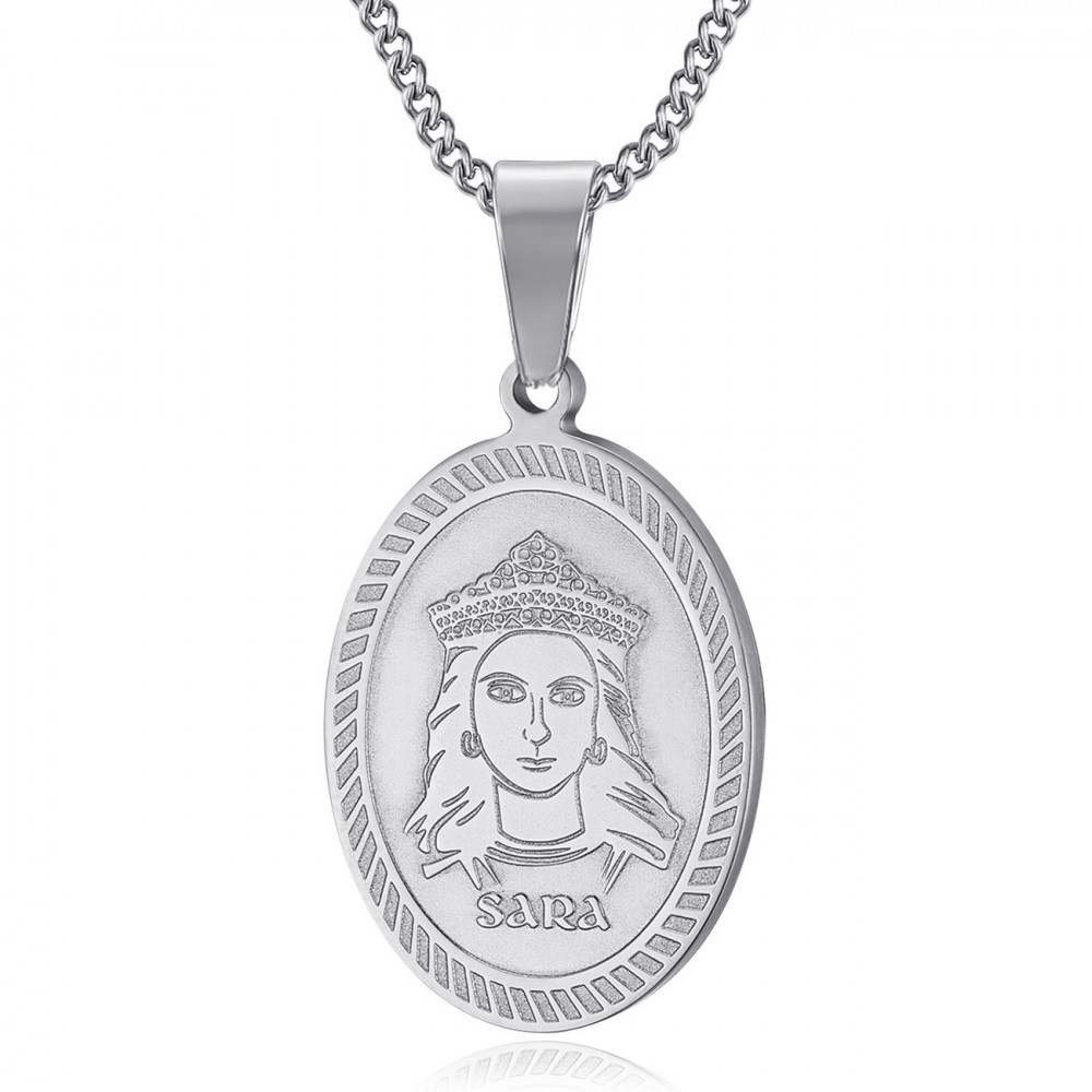 PEF0061S BOBIJOO Jewelry Anhänger Medaille Sara die Schwarze Saintes Maries de la Mer