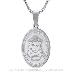 PEF0061S BOBIJOO Jewelry Colgante Medalla de Sara la Negra Saintes Maries de la Mer