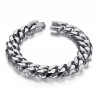 BR0016 BOBIJOO Jewelry Cadena de bordillo para hombre Maillon 13 mm Acero inoxidable