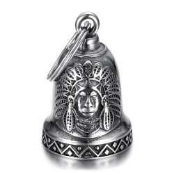 MOT0039 BOBIJOO Jewelry Guardian Bell Indian Native American Stainless Steel
