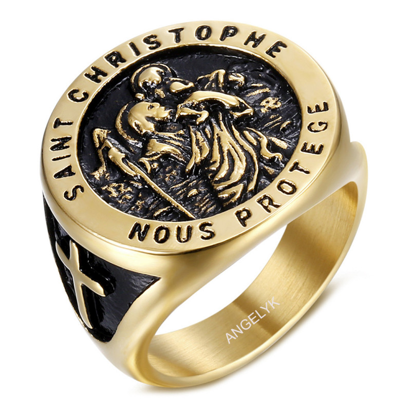 Der Ring des Heiligen Christophorus beschützt uns, Schutzpatron der  Reisenden