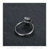 BAF0058 BOBIJOO JEWELRY Damen Bikerring Malteserkreuz Edelstahl