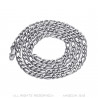 PE0011S BOBIJOO Jewelry Figaro chain Stainless steel Silver 5 mm