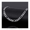 PE0011S BOBIJOO Jewelry Figaro chain Stainless steel Silver 5 mm