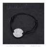 Bracelet cordon Napoléon homme femme Acier Argent bobijoo