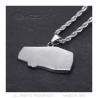 PE0342S BOBIJOO Jewelry Pendant trailer Camping Caravan Verdine Steel Silver