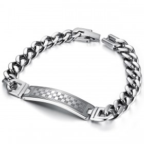 Freemason bracelet for men 21cm in steel IM#21342