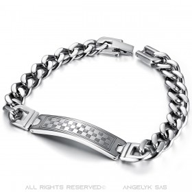 Freemason bracelet for men 21cm in steel IM#21343