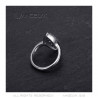 BAF0041S BOBIJOO JEWELRY Marquise ring Stainless steel Silver Zirconium