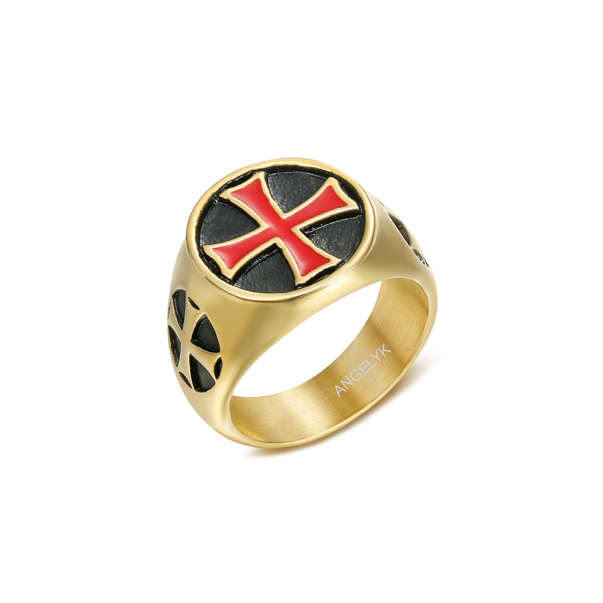 Anello Templare Oro Anello Signore Degli Anelli Anello Templare