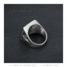 BA0183 BOBIJOO JEWELRY IN HOC SIGNO VINCES Ring mit rotem Pattée-Kreuz Templer