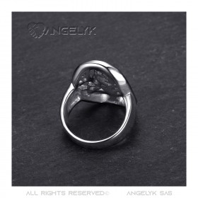 BAF0060S BOBIJOO JEWELRY Anillo árbol de la vida Mujer o Hombre Acero Inoxidable Plata