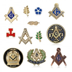 Lot of 12 Freemasonry Theme pins  IM#21671
