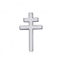 Pins croix de Lorraine Bijou boutonnière 20mm Argent bobijoo