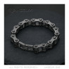 BR0184 BOBIJOO JEWELRY Biker bracelet Motorcycle chain Aged steel 22cm