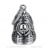 Good Luck Bell Motorrad 316L Stahl Totenkopf Live To Ride IM#21897