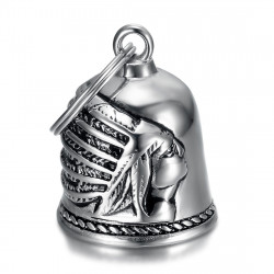 The Bell Brings Good Luck Motorcycle Indian Head Biker Triker  IM#21938