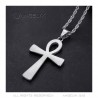 Pendentif Croix Ankh de Vie Egyptienne Argent Diamants  IM#22092