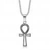 Pequeño Colgante Egipcio de la Vida con Cruz Ankh de Plata  IM#22155