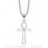 Small Egyptian Ankh Cross Pendant of Life Diamond  IM#22162