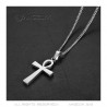 Colgante pequeño de cruz egipcia de Ankh con diamante de la vida  IM#22170