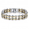 Bracelet Chain bike Steel Silver Golden  IM#22203