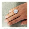 Ring Napoleon 1st 20 francs Stainless steel Silver IM#22219