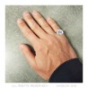 Anello della Corsica Testa di moro piccolo anello con sigillo Acciaio inossidabile IM#22233